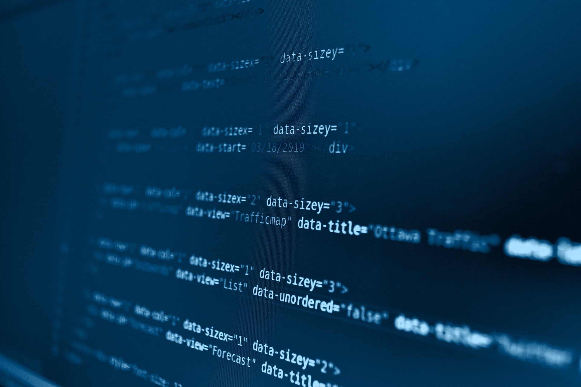 Archivo de configuración abierto en una pantalla
